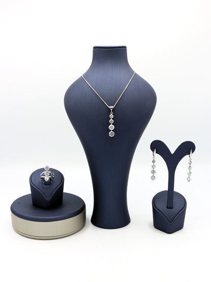 Classic Radiance Silver Jewelry Set